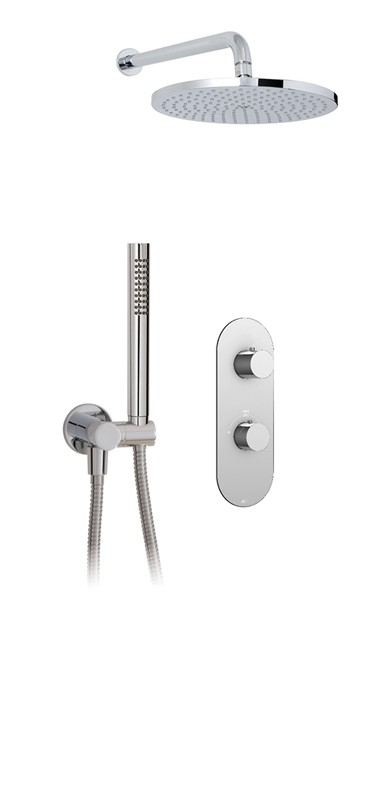 Aquabrass U3 Thermostatic 2 Functions Shower System Carina Design